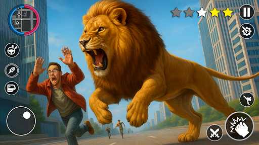 Lion Games Jungle Sim 3D ekran görüntüsü