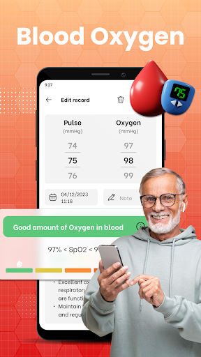 Oximeter & Heart Rate Monitor ekran görüntüsü