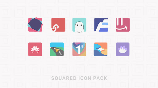 Squared - Square Icon Pack ekran görüntüsü