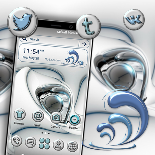Glossy Launcher Theme