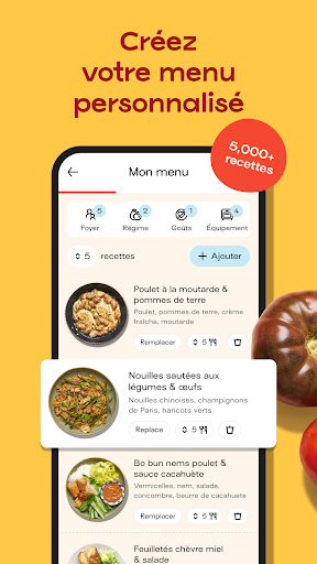 Jow - Recettes et courses ekran görüntüsü
