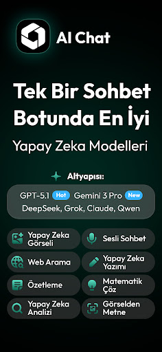 AI Chat - Türkçe Yapay Zeka ekran görüntüsü