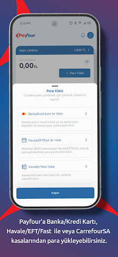 Payfour ekran görüntüsü