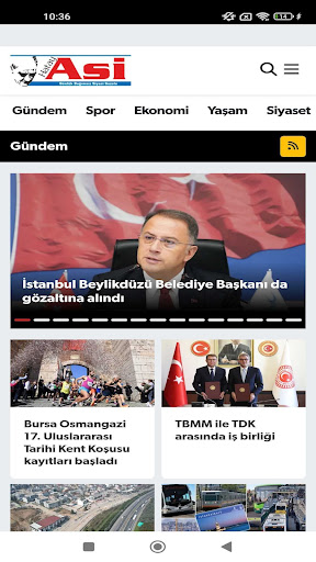 Asi Gazetesi ekran görüntüsü