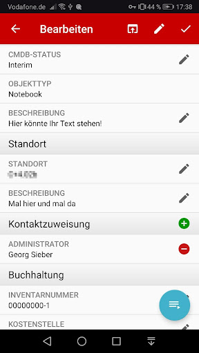 itInventory - i-doit Scanner ekran görüntüsü