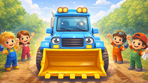 jcb game - happy truck repair ekran görüntüsü