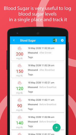 Glucose Tracker: Sugar Diary ekran görüntüsü