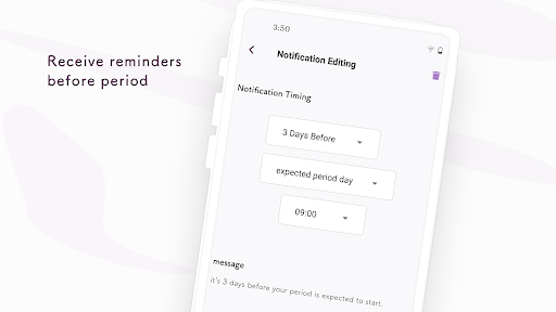 Simpluna: Menstrual Calendar ekran görüntüsü