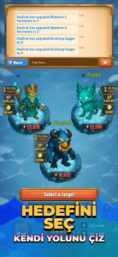 Rangard: AFK MMORPG ekran görüntüsü