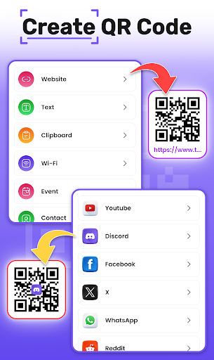 QR Code Generator & Scanner ekran görüntüsü