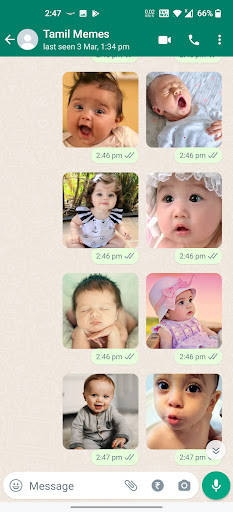 Baby Stickers ekran görüntüsü