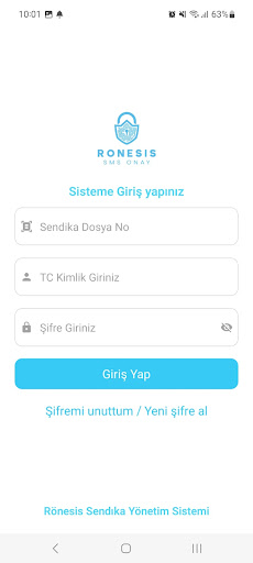 Ronebox Sms Onay ekran görüntüsü