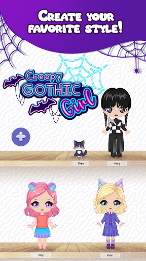 Creepy Gothic Girl Dress Up ekran görüntüsü