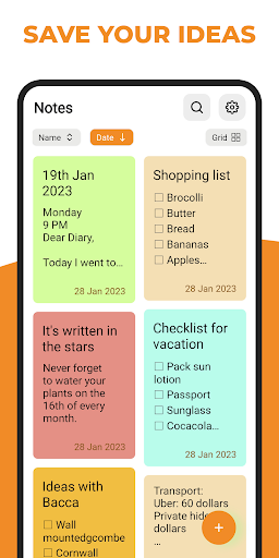 Notes, to-do lists ekran görüntüsü