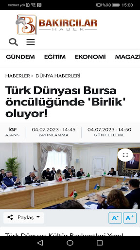 Bakırcılar Haber ekran görüntüsü