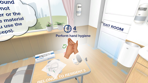 Tork VR Clean Hands Care Homes ekran görüntüsü