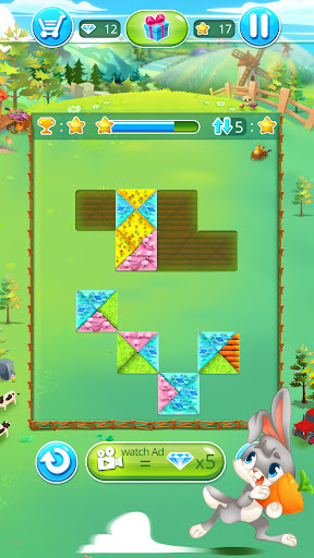 Happy Farm: field's puzzle ekran görüntüsü