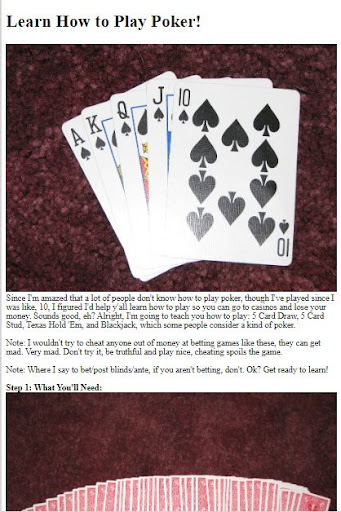 How to Play Poker ekran görüntüsü