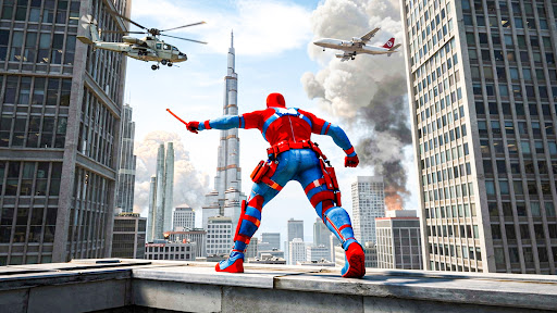 Spider Rope Hero Street Rescue ekran görüntüsü