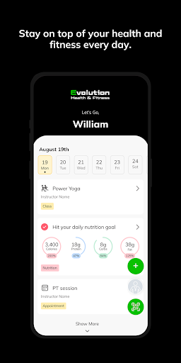 Evolution Health and Fitness ekran görüntüsü