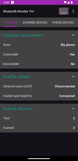 Bluetooth Monitor Pro ekran görüntüsü