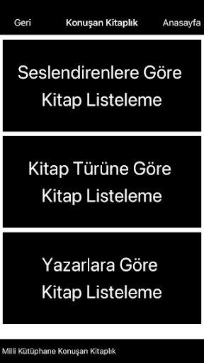 Konuşan Kitaplık ekran görüntüsü