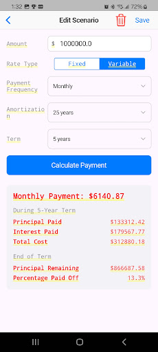 MortgageSim Pro ekran görüntüsü