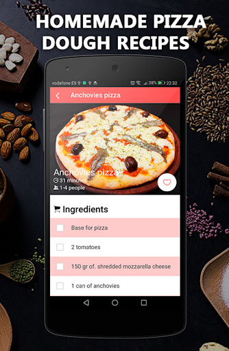 Dough and pizza recipes ekran görüntüsü