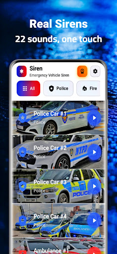 Polis ve Ambulans Sirenleri ekran görüntüsü