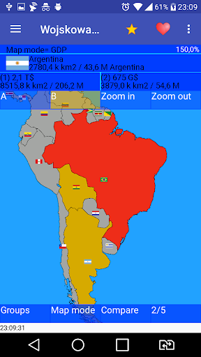 World Military Map ekran görüntüsü