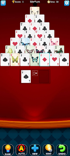 Pyramid Solitaire IO ekran görüntüsü
