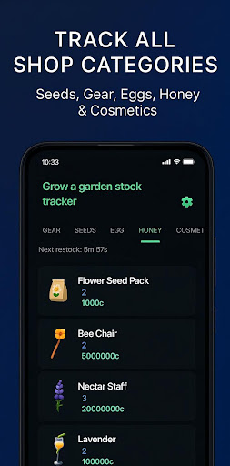 Track stock for grow a garden ekran görüntüsü