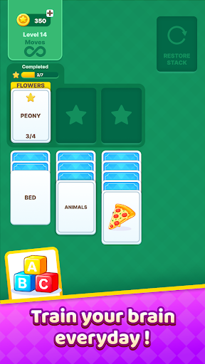 Solitaire Words & Pictures ekran görüntüsü