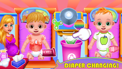 Mom Birth Twin Babyshower Game ekran görüntüsü