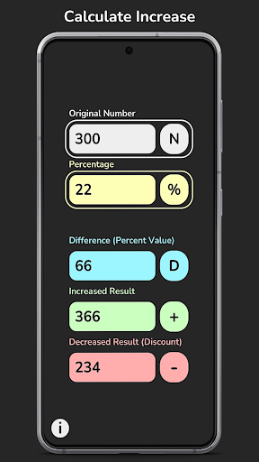 Simple Percentage Calculator ekran görüntüsü