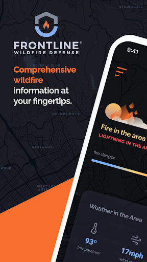 Frontline Wildfire Tracker ekran görüntüsü