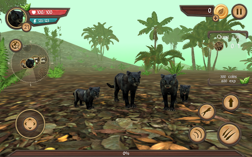 Wild Panther Sim 3D ekran görüntüsü
