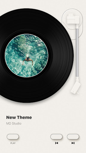MD Vinyl - Müzik Çalar Widget ekran görüntüsü