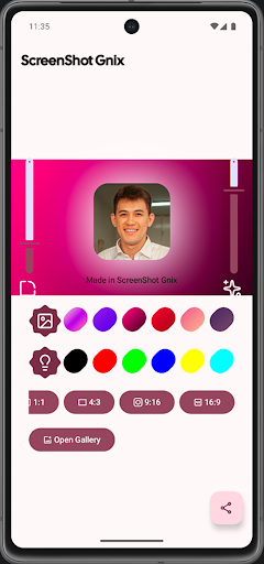 Screenshot Gnix ekran görüntüsü