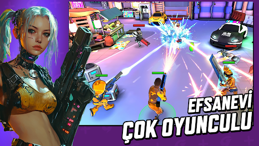 Gridpunk Battle Royale 3v3 PvP ekran görüntüsü