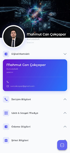 myCard: Dijital Kartvizit ekran görüntüsü