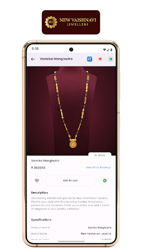 NewVaishnavi Jewellers ekran görüntüsü