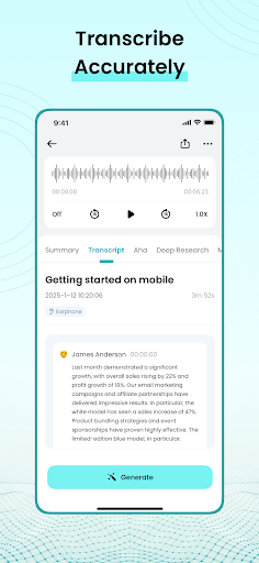 TicNote: AI Recorder & Agent ekran görüntüsü