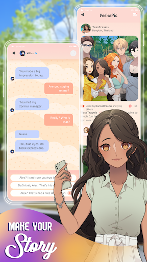 Where's Tess: otome game ekran görüntüsü