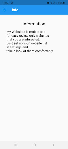 My Websites ekran görüntüsü