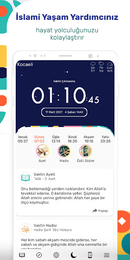 Ezan Vakti Pro Lite ekran görüntüsü