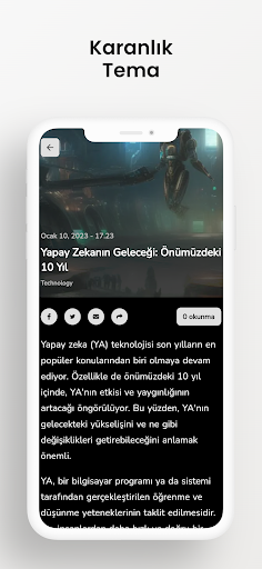 Makale: Yapay Zekadan Yazılar ekran görüntüsü
