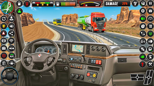 Euro Truck Driving Truck Sim ekran görüntüsü