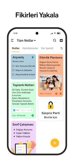 Notlar: Not defteri, notebook ekran görüntüsü