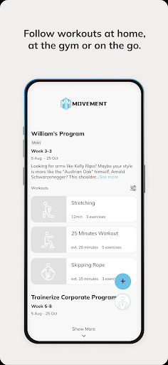Movement Coaching ekran görüntüsü